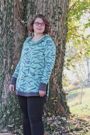 Driftwood Hoodie PDF Pattern Women XS-XXXL