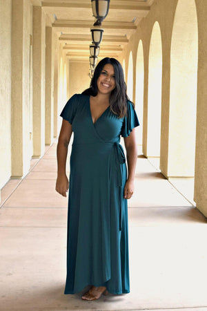 Summer Dawn Wrap Dress PDF Pattern Women XS-XXXL