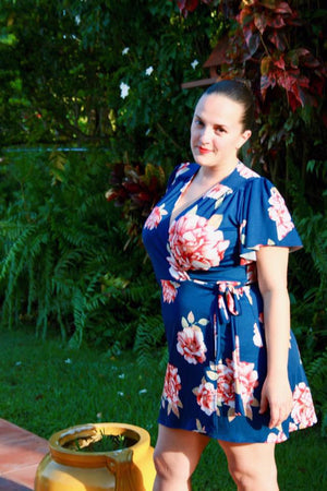 Summer Dawn Wrap Dress PDF Pattern Women XS-XXXL