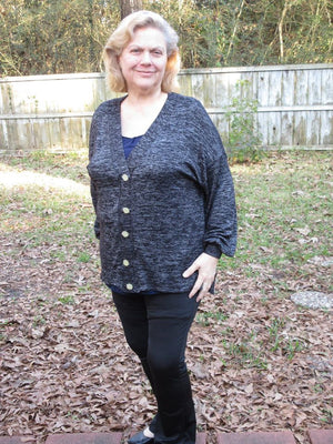 Nightingale Cardigan and Hi-Low Crop PDF Pattern Women XS-XXXL