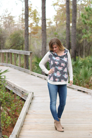 Driftwood Hoodie PDF Pattern Women XS-XXXL