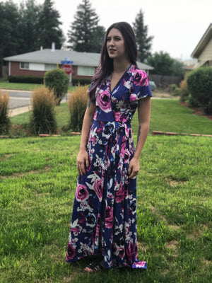 Summer Dawn Wrap Dress PDF Pattern Women XS-XXXL