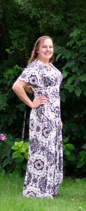 Summer Dawn Wrap Dress PDF Pattern Women XS-XXXL