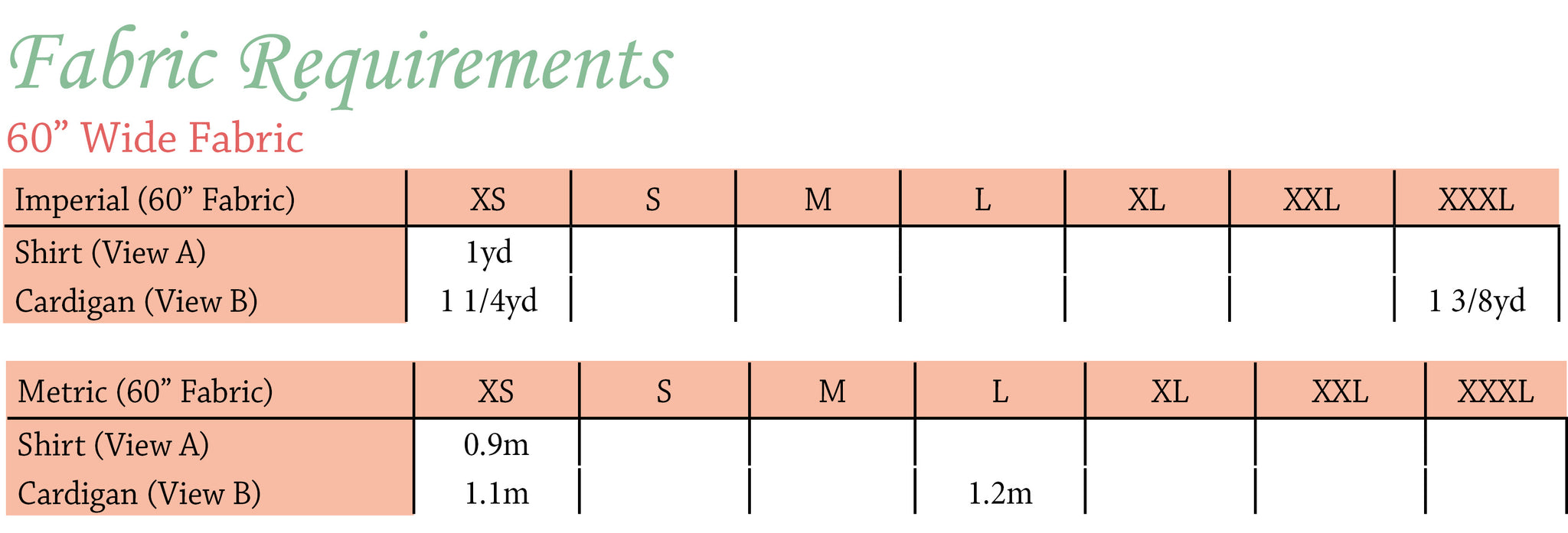 Nightingale Cardigan and Hi-Low Crop PDF Pattern Women XS-XXXL
