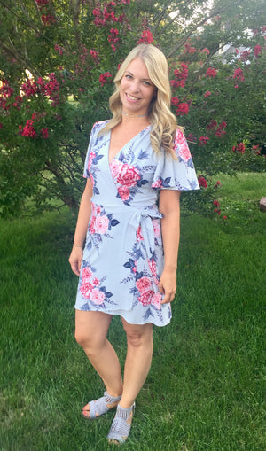 Summer Dawn Wrap Dress PDF Pattern Women XS-XXXL