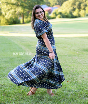 Summer Dawn Wrap Dress PDF Pattern Women XS-XXXL