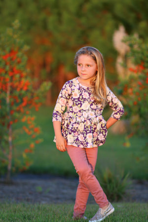 Willow Raglan PDF Pattern Girls NB-14yrs