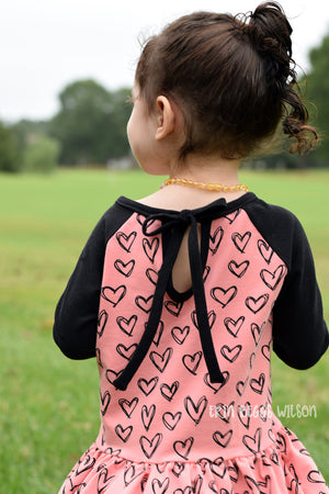 Willow Raglan PDF Pattern Girls NB-14yrs